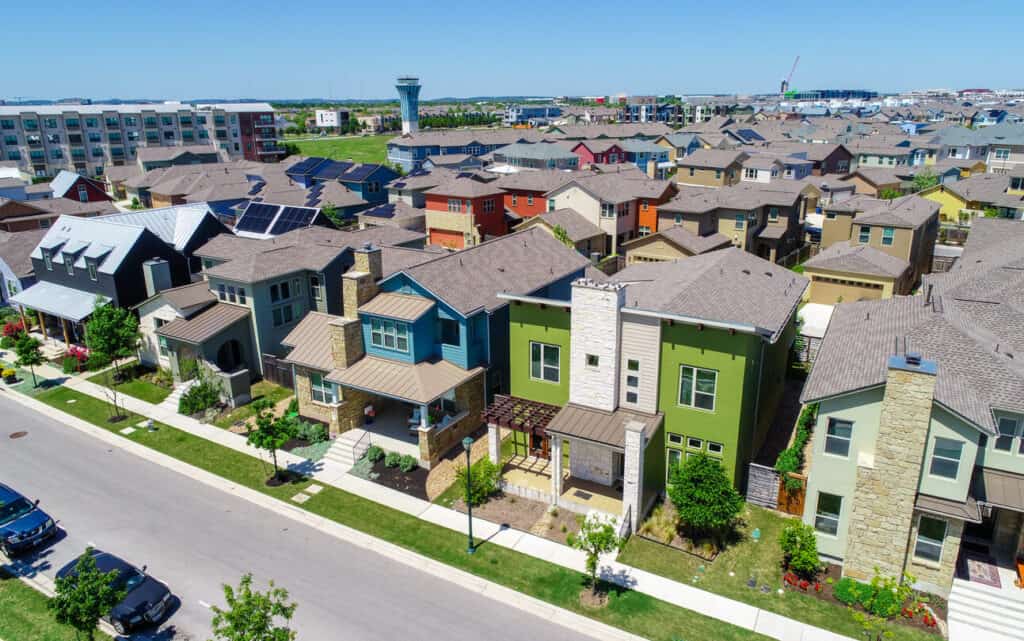 neighborhood in Austin - Austin roof maintenance benefits residential roofs